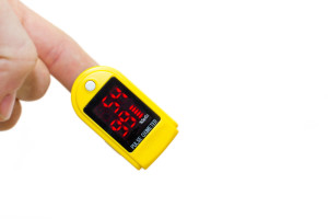 pulse oximeter used for six minute walk