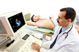 Pulmonary arterial hypertension patiemt receiving echocardiogram
