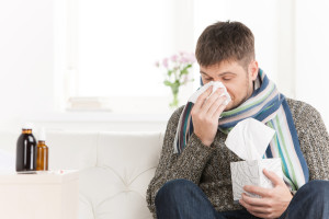 PAH patient with cold or flu virus