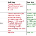 high risk vs. low risk life expectancy in Pulmonary Hypertension